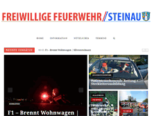 Tablet Screenshot of ffw-steinau.de